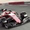 Race car on track