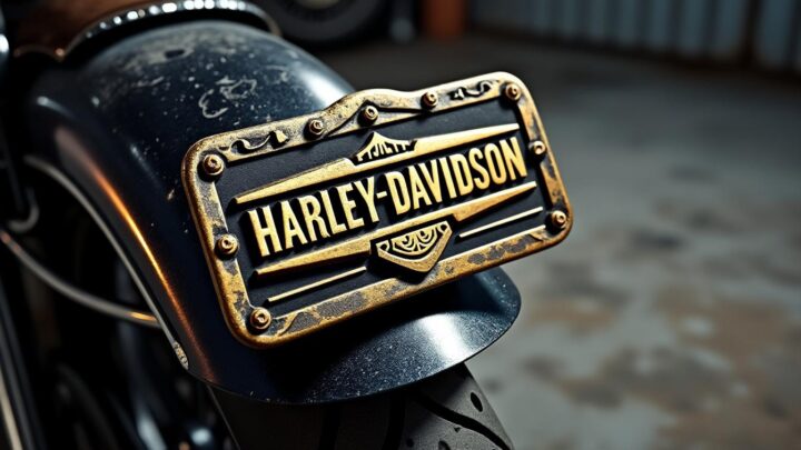 découvrez le support vignette d’assurance moto harley davidson, un accessoire essentiel qui allie fonctionnalité et design pour sublimer votre style de conduite. adoptez une touche unique tout en roulant en toute sécurité.