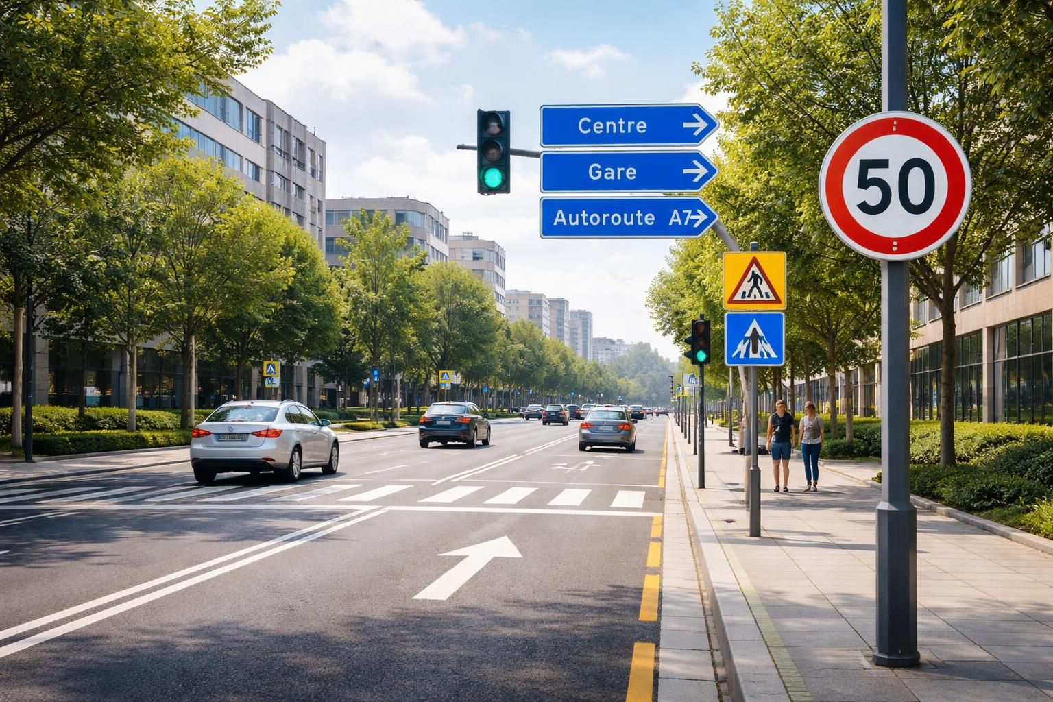 découvrez comment les poteaux de signalisation contribuent à la sécurité et à l'efficacité des infrastructures routières en guidant les usagers et en structurant la circulation.