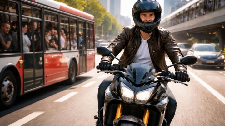 découvrez comment la moto vous permet de gagner du temps, d'éviter le stress des transports en commun et de profiter pleinement de vos trajets quotidiens.