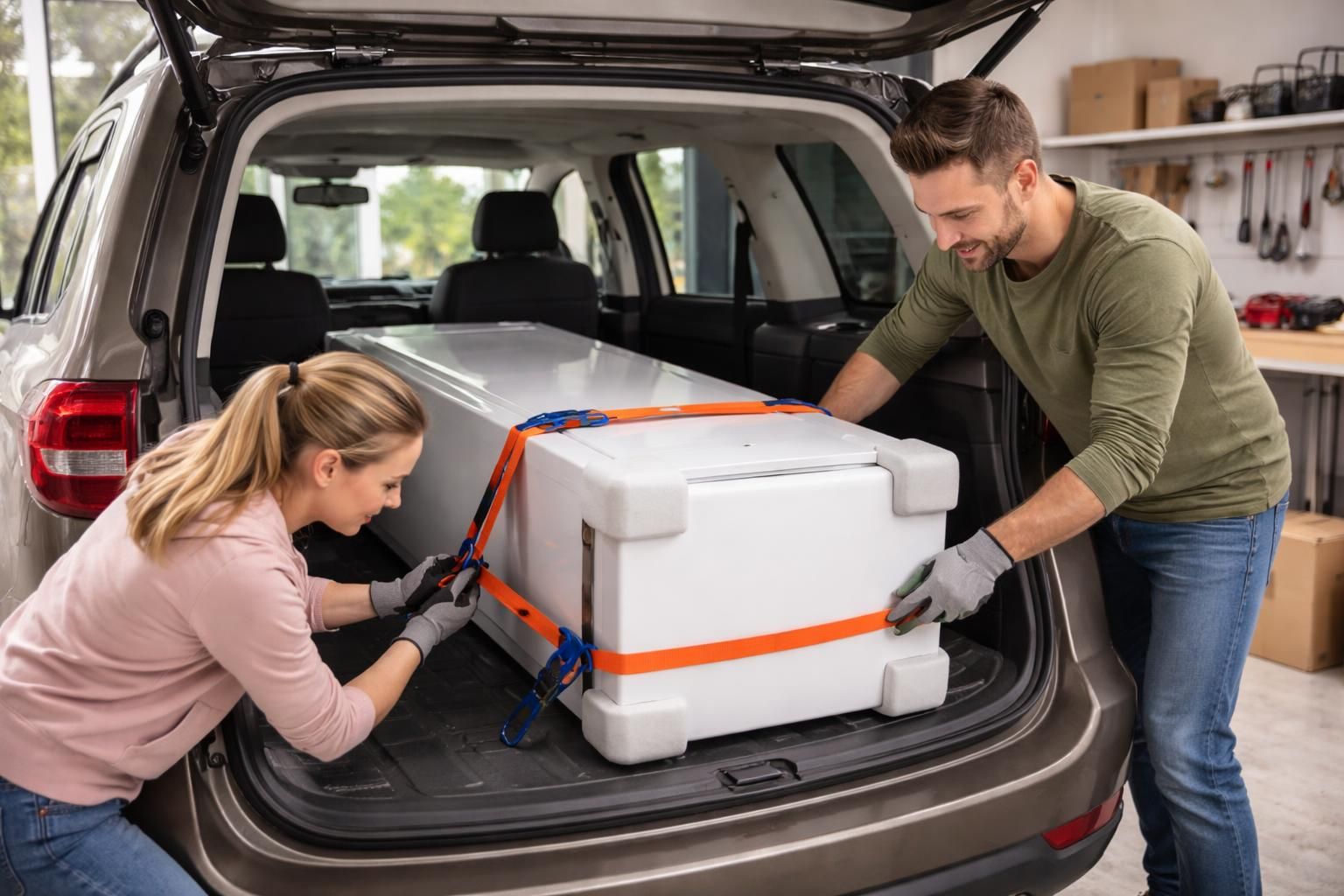 découvrez les techniques et solutions pour transporter un frigo couché dans une voiture difficile en toute sécurité et sans dommage.