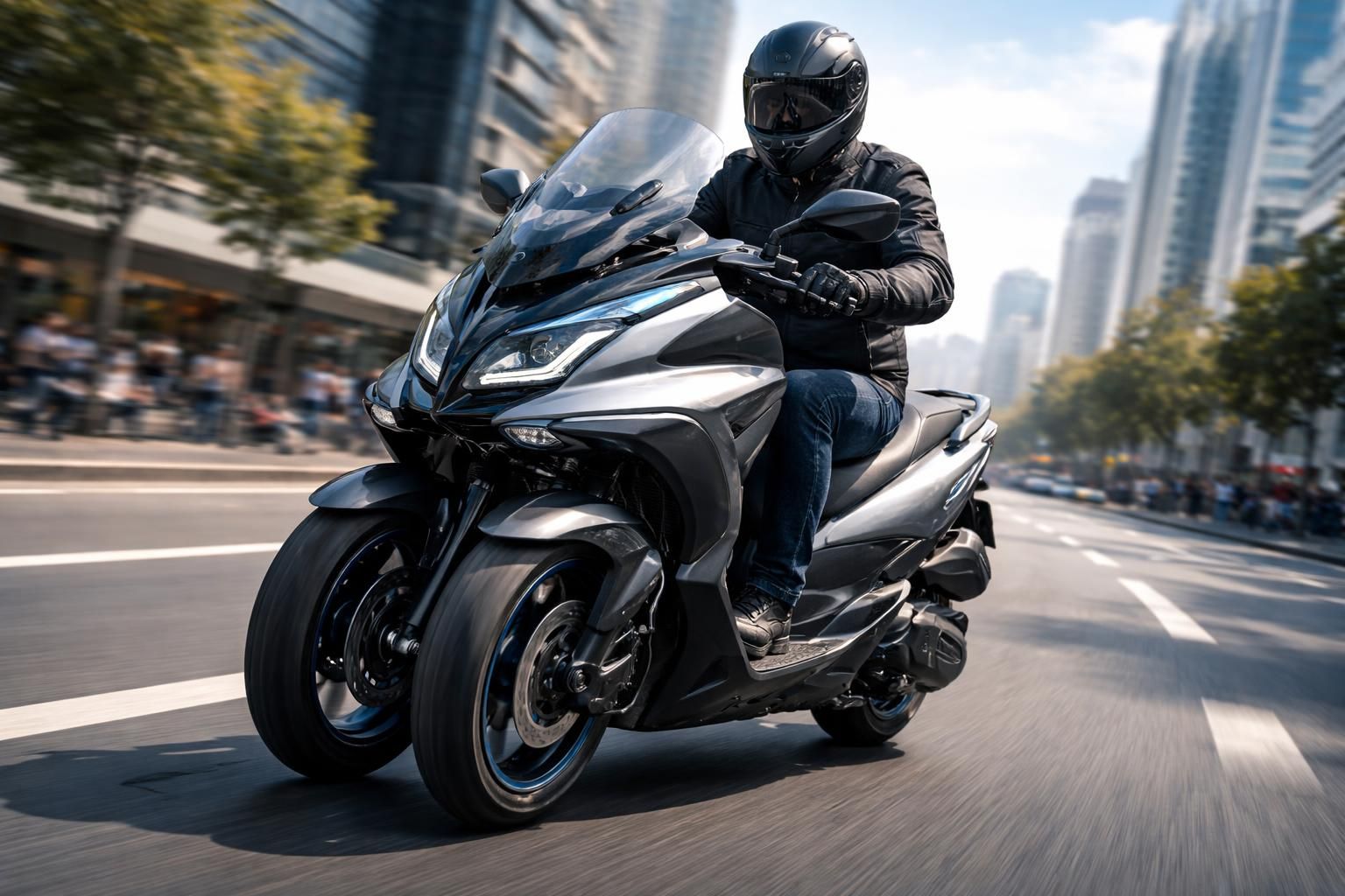 plongez au cœur de l'expérience avec notre essai complet de la yamaha tricity 500 et découvrez toutes les sensations de conduite qu'offre ce scooter unique.