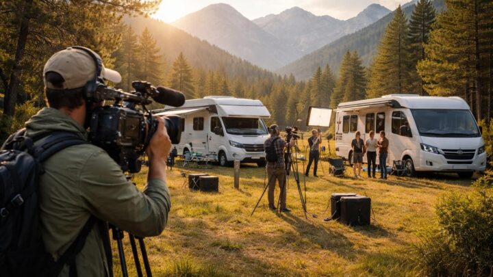 plongez au cœur de la nature et découvrez les coulisses d'un reportage exclusif sur les camping-cars en pleine aventure.