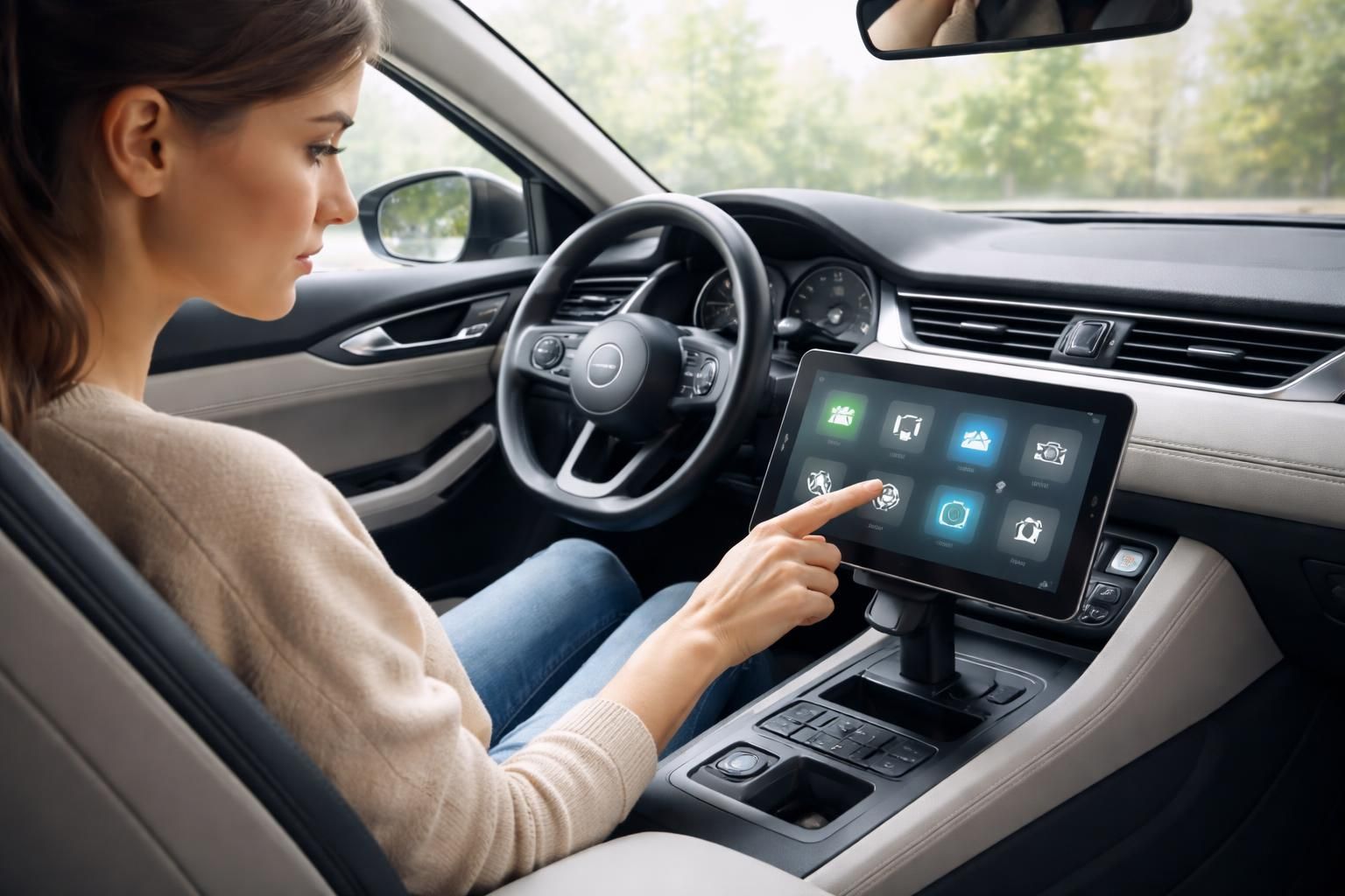 découvrez comment utiliser une tablette tactile en mode copilote pour minimiser les distractions grâce à des réglages optimisés et une utilisation sécurisée.
